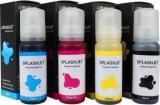 Splashjet 003 Ink for L3110, L3150, L3250, L3152, L3210 Printer Black + Tri Color Combo Pack Ink Bottle