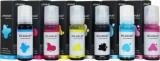 Splashjet 057 Compatible Ink For Epson L8050, L18050 Printer Black + Tri Color Combo Pack Ink Bottle