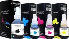 Splashjet BT60k Ink for Brother DCP T310, T510, T910, Printer Black + Tri Color Combo Pack Ink Bottle