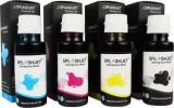 Splashjet GT51/GT52 Refill Ink For HP Ink Tank 310, 315, 316, 319, 410, 415, 419, 5810, 5820, 5821 Bottle Compatible HP GT51 / GT52 Ink Bottle Set Black + Tri Color Combo Pack Ink Bottle