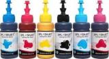 Splashjet Sublimation Ink For Epson L805, L1800, L800, L850 Printers 6 Colour PA1098 Black + Tri Color Combo Pack Ink Bottle