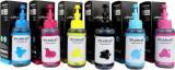 Splashjet T673 Refill Ink For L805, L800, L1800, L810 Black + Tri Color Combo Pack Ink Bottle