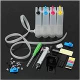 Spt Star Print Technology CISS Ink Tank Kit Universal Printers Multi Color Black + Tri Color Combo Pack Ink Cartridge