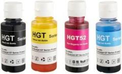 Tack GT51 GT52 Compatible for HP Ink Tank 115, 310, 315, 319, 410, 415, 416, 419..... Black + Tri Color Combo Pack Ink Bottle