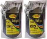 Technomine Toner Powder For Use In Konica Minolta Bizhub 162, 163, 152, 164, 195, 215, 226, 363 TN 114/TN 115/TN 116/TN 118Refilling Toner Black Pack Of 2 Black Ink Toner