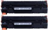 Teqbot 88A Laser Jet Series Toner Cartridge Pack Of 2 Black Ink Bottle