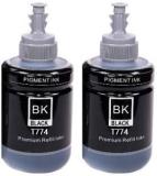 Teqbot Ink For Epson Eco Tank T774 Pack Of 2 M100 / M105 / M200 / M205 / L655 Black Twin Pack Ink Bottle