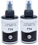 Tequo Ink For Epson Eco Tank T774 Pack Of 2 M100 / M105 / M205 / L655 Black Ink Bottle