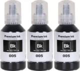 Tequo Refill Ink 005 Black Pack 3 For Epson Ink Printers Black Ink Bottle