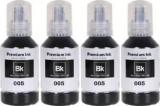 Tequo Refill Ink 005 Black Pack 4 For Epson Ink Printers Black Ink Bottle