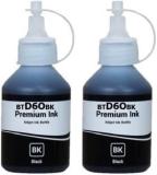 Tequo Refill Ink For Brother BTD60BK DCP T226/DCP T426W/DCP T525W/DCP T820DW Black Twin Pack Ink Bottle