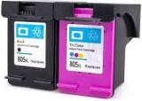 Trendvision 805XL COMBO INK CARTRIDGE FOR USE IN Compatible With HP Deskjet 1210, 1211, 1212, 1213, 2330, 2331, 2332, 2333, 2720, 2721, 2722, 2723, 2729; HP Deskjet Plus 4121, 4122, 4123 BLACK & TRICOLOR Black + Tri Color Combo Pack Ink Cartridge