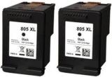 Trendvision 805XL TWIN BLACK Ink Cartridge FOR USE In HP Deskjet 1210, 1211, 1212, 1213, 2330, 2331, 2332, 2333, 2720, 2721, 2722, 2723, 2729; HP Deskjet Plus 4121, 4122, 4123 PRINTERS Black Twin Pack Ink Cartridge