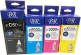 Uv Infotech BT6000, BT500 Refill Ink Compatible For Brother MFC T800, DCP T300, T500W, T700W Printers Black + Tri Color Combo Pack Ink Bottle