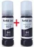 Vavia Ink Refill For Epson 001, 003, L3200, L3210, L3211, L3215, L3216, L3250, L3252 Black Twin Pack Ink Bottle