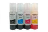 Verena 001/ 003 / 005 / 008 Refill Ink Compatible For Epson Printers Black + Tri Color Combo Pack Ink Bottle