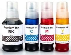 Verena GI 71 Refill Ink for Canon G1020, G2020, G2021, G2060, G3020, G3021, G3060 Printers Black + Tri Color Combo Pack Ink Bottle