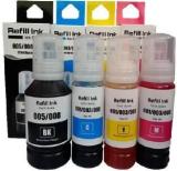 Verena High Quility Refill Ink 008 For Epson L6570 L6580 L15150 Printer Black + Tri Color Combo Pack Ink Bottle