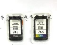 Verena PG 745 Black pic1 CL 746 Color pic1 Ink Cartridge Black + Tri Color Combo Pack Ink Cartridge