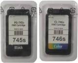 Verena PG745S & CL746S Ink Cartridge Combo Compatible With Canon Printers Black + Tri Color Combo Pack Ink Cartridge