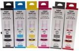 Verena Refill Ink 73 Compatible For Canon Pixma GI 73 G570 G670 Printer Pack Of 6 Black + Tri Color Combo Pack Ink Bottle