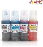 Vms 5112EPI Black + Tri Color Combo Pack Ink Bottle