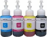 Wiofy Compatible 5000 & D60BK Ink For Brother DCP T310, T220, T420, T520, T820, T920, Black + Tri Color Combo Pack Ink Bottle