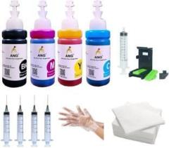 Ang 682 INK Refill Compatible For HP 6075, 6078, 6475, 6478 682 ink cartridge Black + Tri Color Combo Pack Ink Cartridge