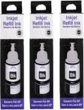 Ang Refill Ink For Use In Epson L380 Multi Function Printer Black 70 ML Pack Of 3 Each Bottle Ink Black Ink Bottle