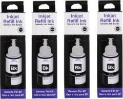 Ang T664 Black ink Bottole 4 piece pack: L100 L110 L130 L200 L210 l220 L310 L355 L300 L350 L380 L385 L485 L550 L565 L360 L365 L455, L485 L555 L655 L1300 Black Ink Bottle