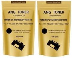 Ang Toner Powder Pouch Compatible For Use In Ricoh Black Ink Toner Powder