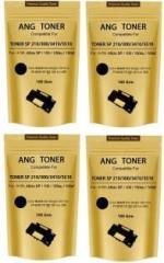 Ang Toner Powder Pouch Compatible For Use In Ricoh SP100 / SP111 / SP111SU / SP200 / SP210 / SP212SNw / SP300 / SP 300DN / SP310DN / SP 325Sfnw /SP3400 / SP3410 / SP3510 / Aficio 3510DN Printers Black Ink Toner Powder