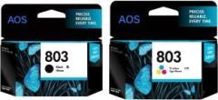 Aos HP 803 1SET Black + Tri Color Combo Pack Ink Cartridge