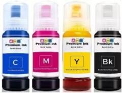 Asv Epson L3110, L3150, L3115, L3250, L3210, L3252, L3116, L1110 Black + Tri Color Combo Pack Ink Cartridge