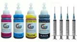 Asv Refill Ink Kit For HP Cartridge 805 Black + Tri Color Combo Pack Ink Cartridge