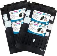 Bigfalcon Premium Inkjet PVC ID Card Tray pack of 2 for Epson L800, L805, L810, L850 Black Ink Cartridge