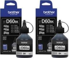 Brother 60BK Black Twin Pack Ink Bottle