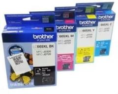 Brother LC669XL Black & LC665XL Cyan/Magenta/Yellow Original Cartridge Set 4 Colour Black + Tri Color Combo Pack Ink Cartridge