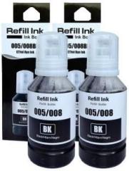 Canoff 008 Black Refill Ink For Epson L6570, L6580, L15150 Printers Black Twin Pack Ink Bottle