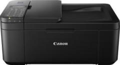 Canon E4570 Multi function WiFi Color Inkjet Printer with Voice Activated Printing Google Assistant and Alexa with Auto Duplex feature and Auto document feeder