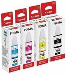 Canon Ink Bottle Black + Tri Color Combo Pack Ink Bottle