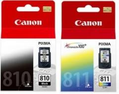 Canon PG810 & CL811 Black + Tri Color Combo Pack Ink Cartridge