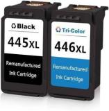 Crid 445XL & 446XL Combo Ink Cartridge for USE in iP2840, MG2440, MG2540, MG2940, MX494 Black + Tri Color Combo Pack Ink Cartridge