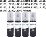 Cromprint Refill Ink For Epson 001, 003, L3200, L3210, L3211, L3215, L3216, L3250, L3252 Black Ink Bottle