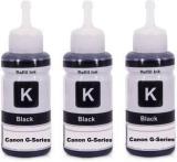 Earmok High Quality Compatible Ink For Canon G Series [Set Of 3 ] G1000 G1010 G2000 G2002 G2010 G2012 G3000 G3010 G3012 G4000 G4010 Printers B 70ML Black Ink Bottle