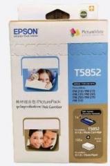 Epson Picture Mate T 5852 CARTRIDGE USE PM210 /P215/PM235/PM245/P250/PM270/PM310 Ink Cartridge + 150 sheets PhotoPaper Black + Tri Color Combo Pack Ink Cartridge