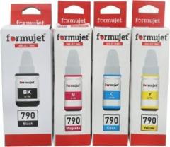 Formujet GI 790 Refill Ink for Canon G1000, G1010, G2000, G2002, G2010, G2012, G3000, G3010 Black + Tri Color Combo Pack Ink Bottle