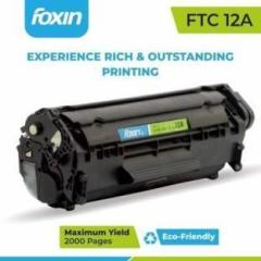 Foxin 12A LaserJet Series Black Ink Toner