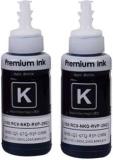 Good One Ink Refill For Epson T664/T7741/672 Compatible L1300, L310, L361, L380, L405, L565, L365, L485, L220, L360, L130 Black Twin Pack Ink Bottle