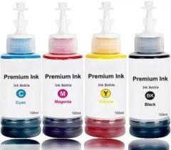 Gpn Print Refill Ink for Compatible Canon PG 745 and CL 746 Cartridges Black + Tri Color Combo Pack Ink Bottle